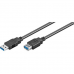 Cabo USB Ewent EC1008 USB 3.0 (3.1 Gen 1) 1.8m USB A Macho/Fêmea Preto Cabo USB Ewent EC1008 USB 3.0 (3.1 Gen 1) 1.8m USB A Macho/Fêmea Preto
