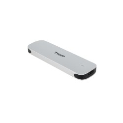 Caixa TooQ TQE-2202S M.2 SATA USB-C - Alumínio, 5 Gbit/s, Prateada Caixa TooQ TQE-2202S M.2 SATA USB-C - Alumínio, 5 Gbit/s, Prateada