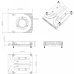 Cooler CPU OEM SH4-D65 - Low Profile p/ LGA1700/115x - TDP 65W, 2x Heatpipes