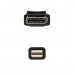 Cabo NanoCable DisplayPort Mini DP para DisplayPort, 2m, Preto, 3840x2400, 21,6 Gbps, 3D Cabo NanoCable DisplayPort Mini DP para DisplayPort, 2m, Preto, 3840x2400, 21,6 Gbps, 3D