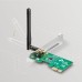 Placa de Rede TP-Link TL-WN781ND PCIe 150Mbps, Wi-Fi, 2.4GHz e Antena