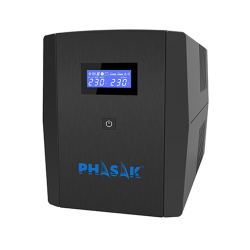 UPS Phasak Sirius 1560VA 900W LCD, AVR, Proteção e Display UPS Phasak Sirius 1560VA 900W LCD, AVR, Proteção e Display