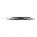 Suporte TooQ LP3790TN-B para TV 43-90 polegadas, capacidade 75kg, VESA 800x400mm, inclinação ajustável