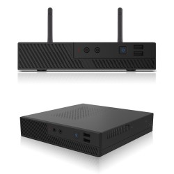 Caixa Mini-ITX M4trixx SH2-N100 - 2xUSB2.0, Type-C e 12V