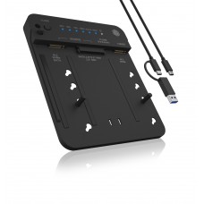 Docking Station IcyBox IB-2913MCL-C31: Clonagem HDD/SSD, USB-C 10Gbps e NVMe