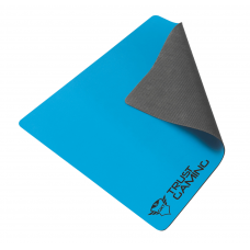 Tapete de Rato Trust 22382 Gaming, Preto/Azul/Cinzento, Antiderrapante, 250x210mm