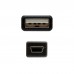Cabo NanoCable USB 2.0 A para Mini-USB 5 Pinos 0.5m - Preto Cabo NanoCable USB 2.0 A para Mini-USB 5 Pinos 0.5m - Preto