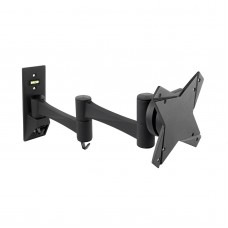 Suporte TooQ LP2323TN-B para TV 10-23 polegadas, capacidade 15kg, VESA 100x100mm, inclinação e rotação