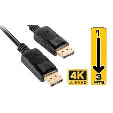 Cabo DisplayPort OEM LB3331 1.8m 4K M/M - Conexão Segura e Imagem Clara Cabo DisplayPort OEM LB3331 1.8m 4K M/M - Conexão Segura e Imagem Clara