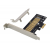Conversor OEM ST597: PCIe 3.0 x1 para M.2 NVMe, SSD LP/FH, Key M