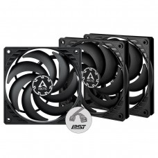 Ventoinha Extr Ar p/ Cxa -  3 x 120mm Arctic P12 Slim PWM