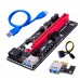 Pack 6x Adaptador Riser Card OEM PCIe x1 -> PCIe x16 USB 3.0/SATA - 60cm, 6 pinos