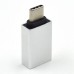 Adaptador EWENT EW9643: USB-C Macho para USB-A Fêmea, Alumínio, 5 Gbit/s, Prateado