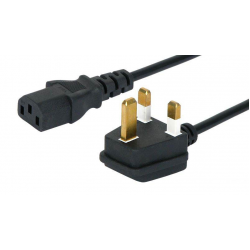 Cabo de Alimentação Akasa AK5005 - 1.2m, UK Plug