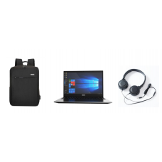 Portátil INSYS PT1-140CH i3-10110U, 8GB RAM, 256GB SSD, Windows 11 Pro, c/ Mochila e Auscultadores