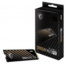 SSD MSI Spatium M470 Pro 2TB M.2 NVMe PCIe Gen4, Leitura 6000 MB/s