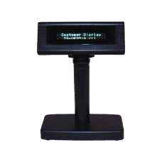 Visor OEM ZQ-VFD510: Display Cliente POS VFD, 2x20 Carateres, USB/RS232, Preto