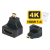 Adaptador OEM Micro HDMI para HDMI 90º, 4K, áudio e vídeo