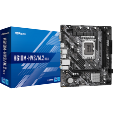 Motherboard AsRock H610M-HVS/M.2 R2.0 RCDC, LGA1700, DDR4, HDMI, M.2 Motherboard AsRock H610M-HVS/M.2 R2.0 RCDC, LGA1700, DDR4, HDMI, M.2