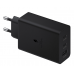Carregador Samsung EP-T6530NBEGEU: Carregador Trio USB, 65W, Tipo C, Rápido, Compatível com Vários Dispositivos