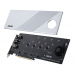 Placa Adaptadora Asus 90MC08A0-M0EAY0 Hyper M.2 x16 Gen 4, PCIe 4.0, M.2, 256 Gbit/s, Refrigeração Ativa Placa Adaptadora Asus 90MC08A0-M0EAY0 Hyper M.2 x16 Gen 4, PCIe 4.0, M.2, 256 Gbit/s, Refrigeração Ativa