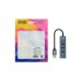 Hub USB 3.2 Gen 1 NanoCable, 4 Portas USB 3.2 Gen 1 Tipo A, Cinzento, 10cm