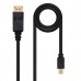 Cabo NanoCable DisplayPort Mini DP para DisplayPort, 2m, Preto, 3840x2400, 21,6 Gbps, 3D Cabo NanoCable DisplayPort Mini DP para DisplayPort, 2m, Preto, 3840x2400, 21,6 Gbps, 3D