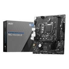Motherboard MSI PRO H510M-B - LGA 1200, Micro-ATX, Intel H510, DDR4, HDMI e D-Sub