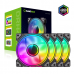 Kit Ventoinhas Gamemax DRH400 4x120mm aRGB, Hub, PWM, Gaming