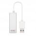 Placa Rede USB NanoCable USR Gigabit USB 3.0 - RJ45, 15cm