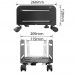 Suporte para CPU Ewent EW1291, Preto, 10kg, Metálico, com Rodas e Largura Ajustável