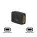 Adaptador EWENT EC1373 HDMI Fêmea-Fêmea: Preto, Dourado, 2160p, Conector Reto