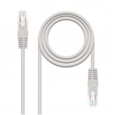 Cabo de Rede NanoCable Cat6 3m Cinzento - RJ45, LSZH, AWG24
