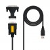 Conversor NanoCable 10.03.0002 USB para RS232 (DB9/DB25), Preto, 1,8m