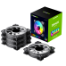 Kit Ventoinhas Gamemax DRH400 4x120mm aRGB, Hub, PWM, Gaming