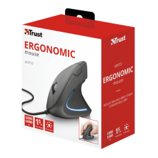 Rato Trust Verto Ergonómico Vertical 1600 DPI USB