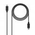 Cabo USB-C NanoCable 10.01.2301 1m USB 2.0 Macho/Macho Preto