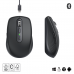 Rato Logitech MX Anywhere 3S Wireless Laser, 8000 DPI, Bluetooth/RF, Grafite, p/ Escritório