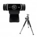 Webcam Logitech C922 Pro Stream, Full HD, 60fps, USB, Preto