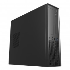 Caixa Unyka UK 3001 Black Micro ATX SFF, USB 3.2, Design Compacto e Preto
