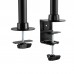 Suporte TooQ DB1327TN-B para 3 Monitores: Mesa, até 27