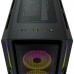 Caixa ATX Corsair 5000T iCUE RGB Preta, Vidro Temperado, USB-C e RGB