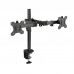 Suporte TooQ DB1232TN-B para Monitores Duplos, 13-32 polegadas, Ajustável em Altura, Rotação 180º