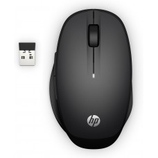 Rato HP Dual Mode 300 Wireless + Bluetooth, ambidestro, 3600 DPI, preto