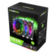 Ventoinha Gamemax RB300 aRGB 120mm Kit 3 - 1900 RPM, 58.8 CFM, aRGB