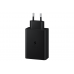Carregador Samsung EP-T6530NBEGEU: Carregador Trio USB, 65W, Tipo C, Rápido, Compatível com Vários Dispositivos