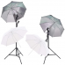 Kit de Iluminação para Fotografia INSYS SJ4-005: 5 Fundos, Softboxes, Refletores e Tripés Ajustáveis