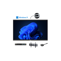 Kit Monitor 65p Traulux Interativo + Dongle USB + OPS W11Pro