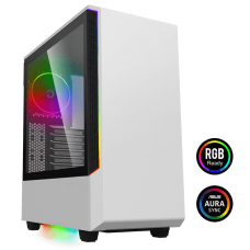 Caixa Gamemax Panda T802 White - ATX, Vidro Temperado, ARGB, USB 3.0
