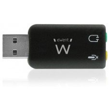 Placa de Som Ewent EW3751 5.1 USB com Chipset C-Media CM108